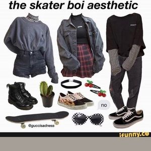 Skater girl aesthetic mystery box